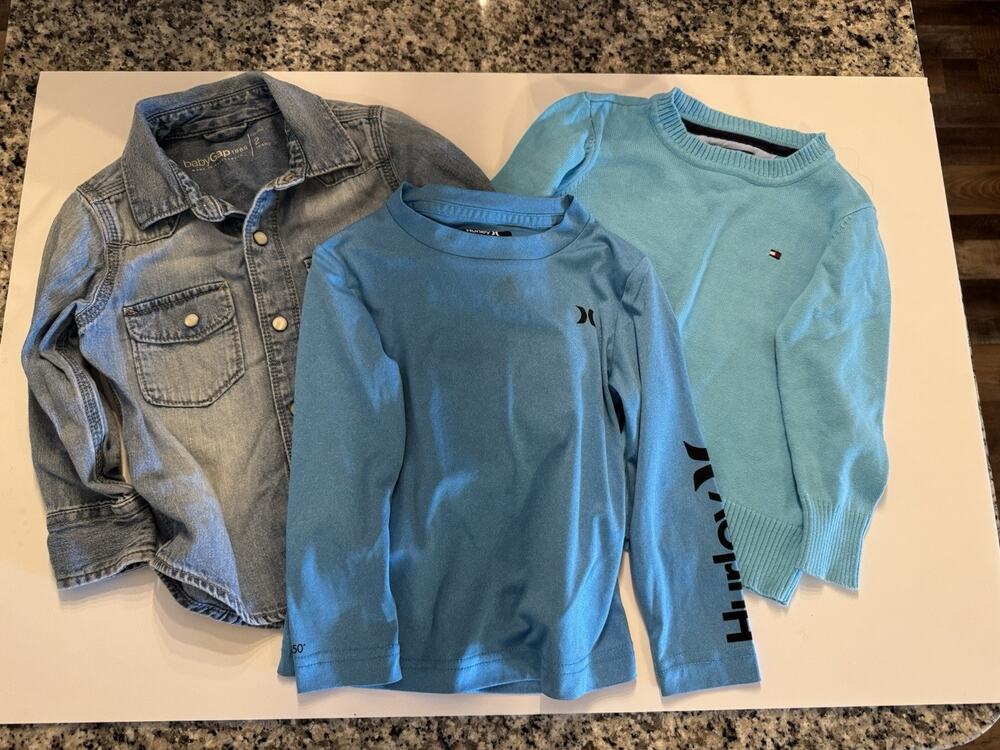 Lot of 4 Baby Boy Shirts Size 2/2T